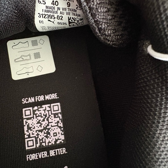 PUMA Ladies Skyrocket Black Sneaker Size 9 - Picture 8 of 8